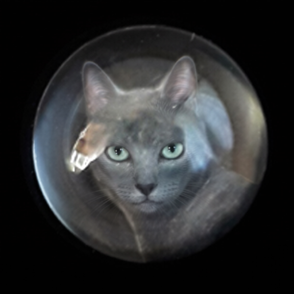 Cat Intaglio Carving