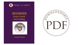 Intaglio Owl Painting PDF Tutorial Download